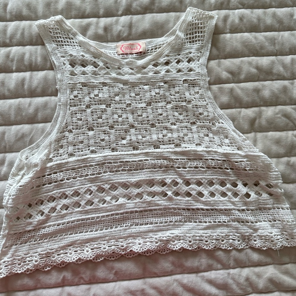 Knit crop top